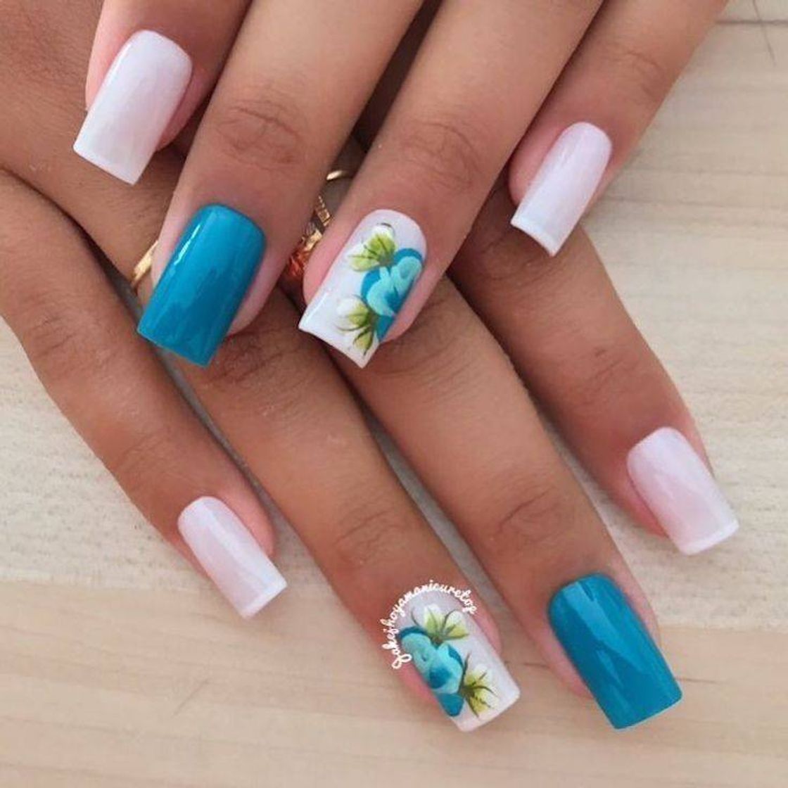 Fashion Unhas delicadas 💙✨