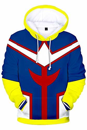 Helymore Disfraz de Cosplay de Anime Sudadera con Capucha de All Might