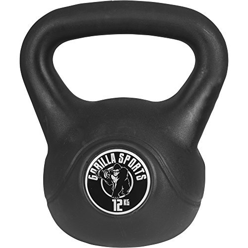 Producto Gorilla Sports Kettlebell Cement - Pesa Rusas(de 12 a 15 kg