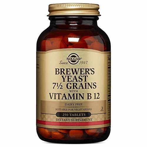 Solgar Levadura de Cerveza con Vitamina B12 Comprimidos