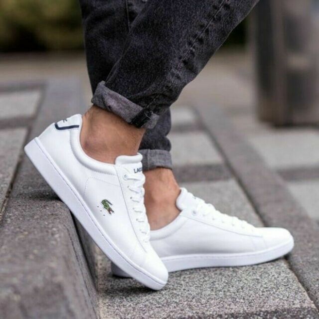 Social Lacoste Carnaby EVO BL 1 SPM, Zapatillas para Hombre, Blanco