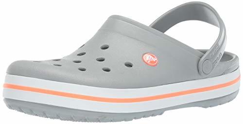 Moda Crocs Crocband U, Zuecos Unisex Adulto, Gris