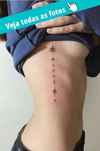 Tatuagem na costela 