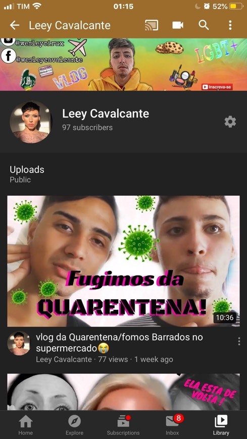 Moda Meu canal no YouTube deixa seu lá e se inscreve lá 💁🏻‍♂️🥰