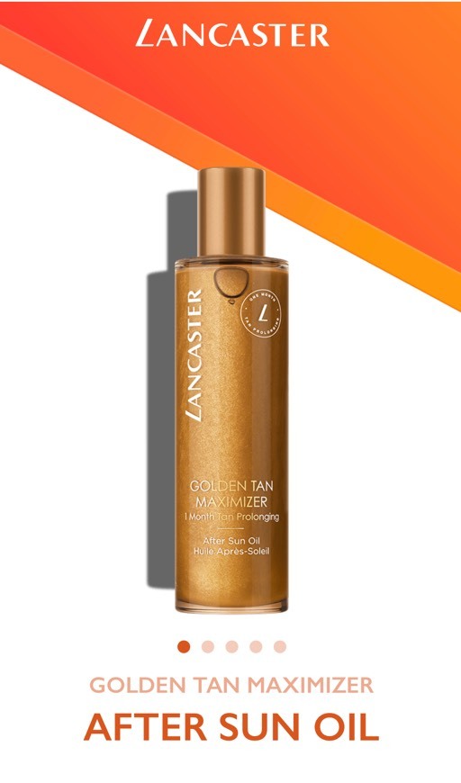 Product Lancaster Golden Tan Maximizer After Sun Oil