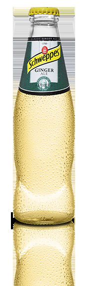 Social Ginger Ale Schweppes , bebida refresco de jengibre