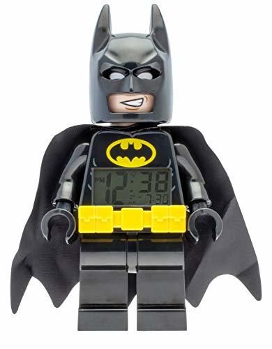 Reloj despertador infantil con figura de LEGO BATMAN. 9009327, amarillo