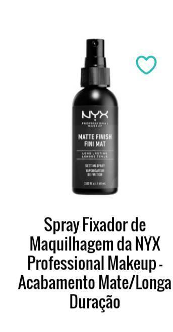 Spray Fixador de maquilhagem