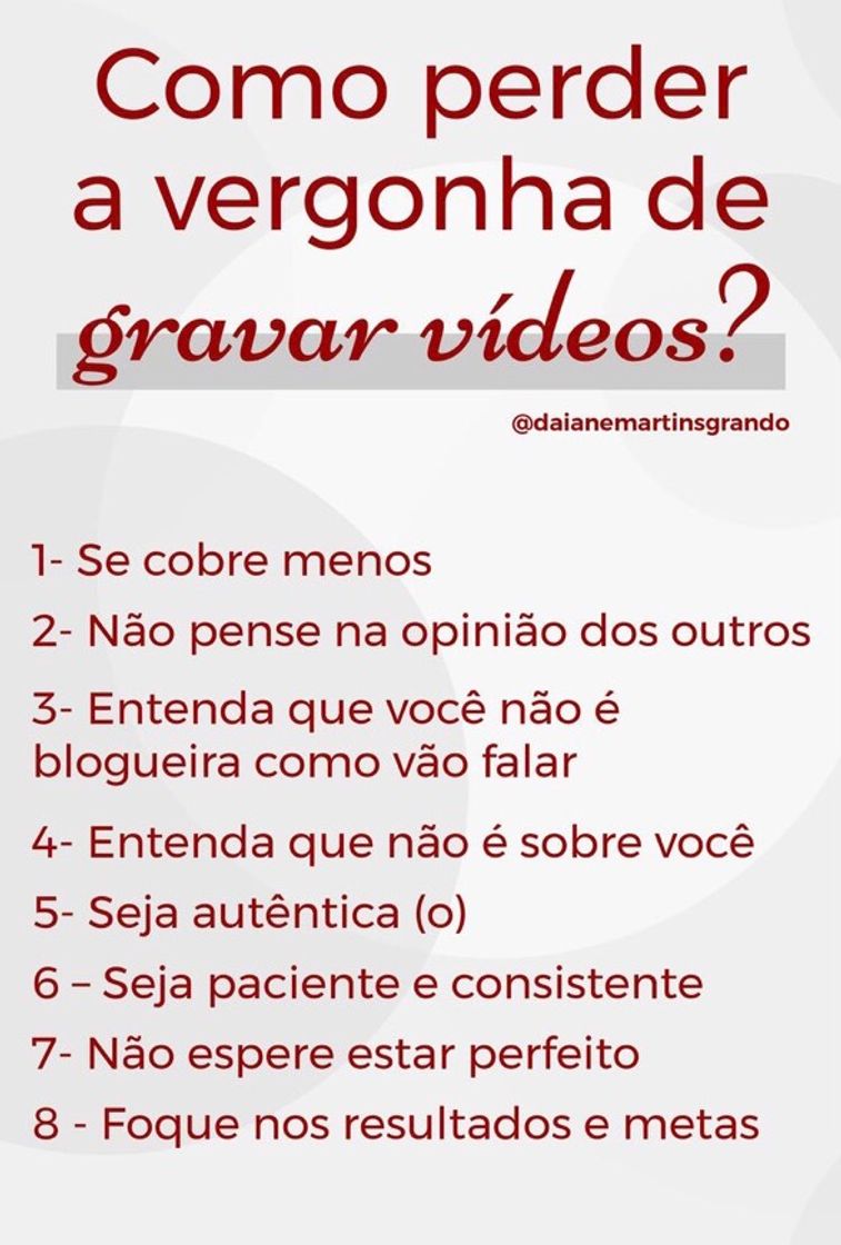 Moda Que tal perder a vergonha de gravar storys hein?