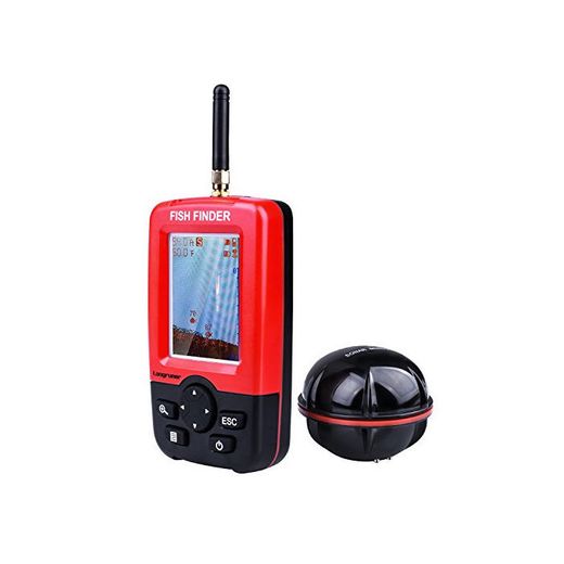 Longruner Fishing Finder Sonar para Pesca Fishing Finder Portable Inalámbricos Electrónicos con