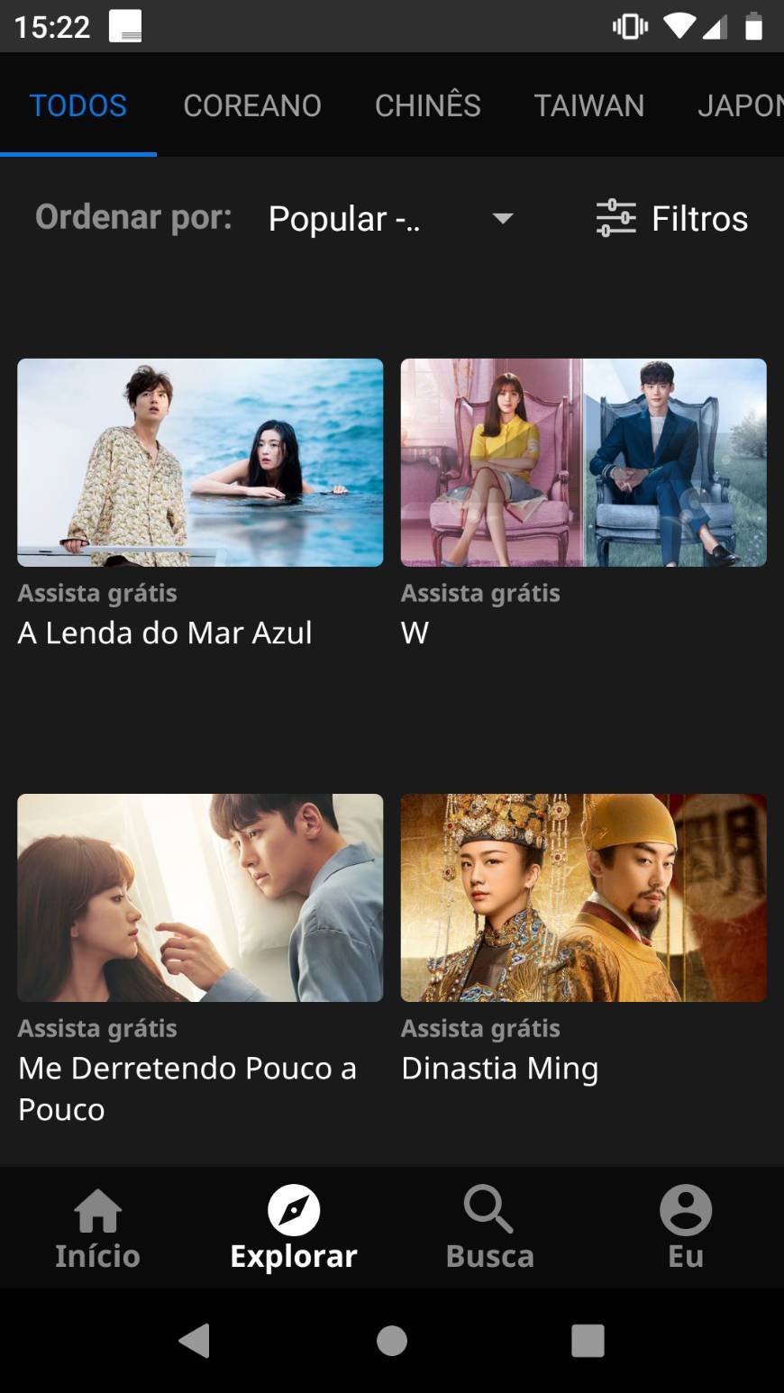 App Viki: Dramas y TV de Asia