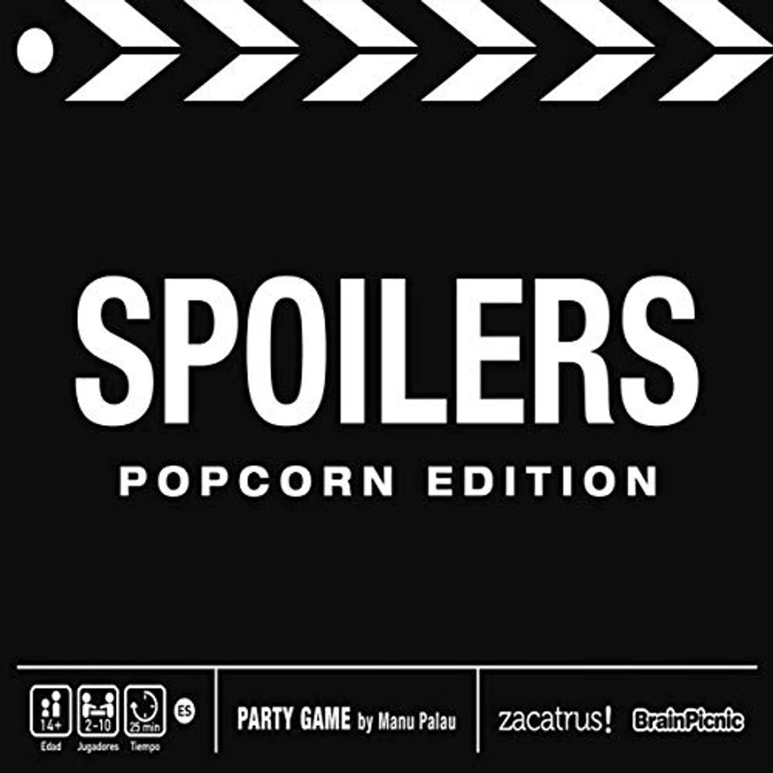 Products Zacatrus!- Spoilers: Popcorn Edition Juego de Mesa, Color nego y Blanco