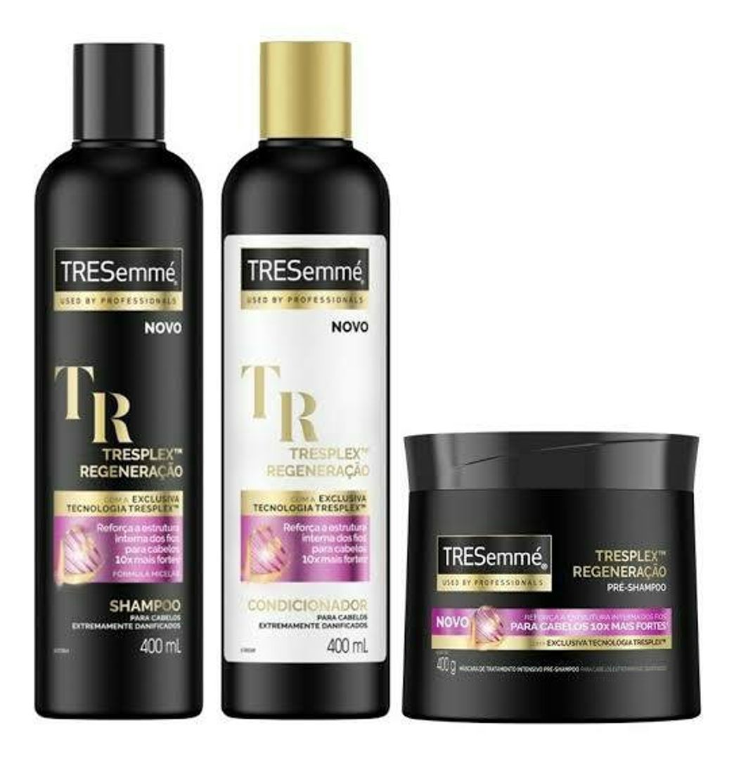 Fashion Shampoo,condicionador e máscara da tresemme.