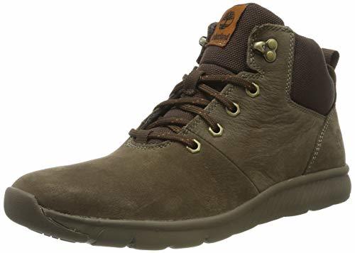Social Timberland Boltero Hiker, Botas Clasicas Unisex-Niño, Verde