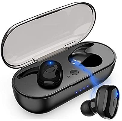 Places Auriculares Bluetooth 5.0, Inalámbricos In-Ear Auriculares Auriculares Deportivos Estéreo Auriculares Bluetooth con