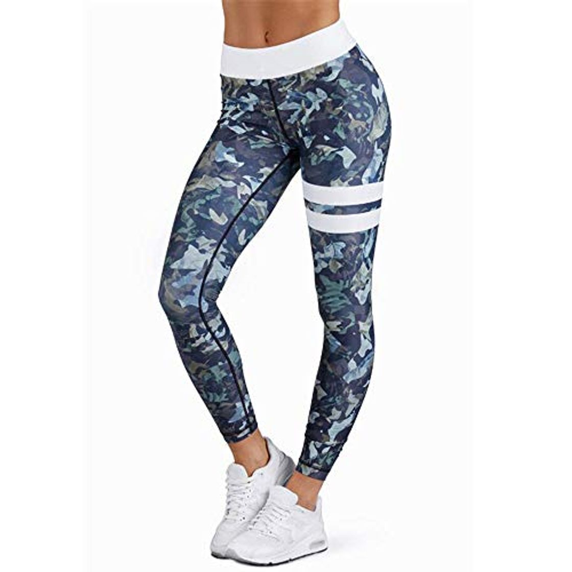 Lugar MEIbax Leggings Deportivos elásticos y Transpirables para Mujer