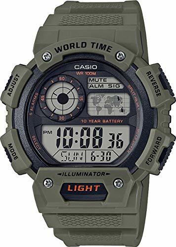 Producto Casio Reloj Digital para Hombre de Cuarzo con Correa en Resina AE-1400WH-3AVEF