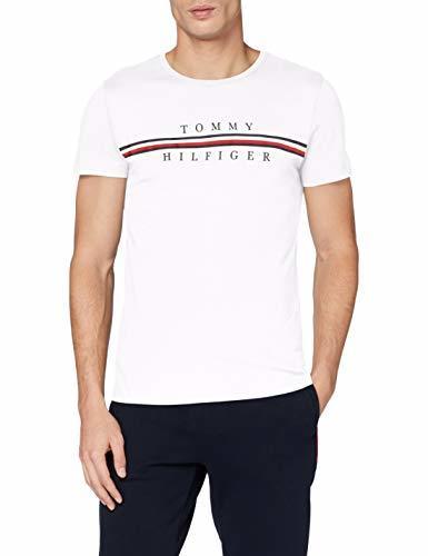 Productos Tommy Hilfiger Corp Split tee Camiseta Deporte, Blanco