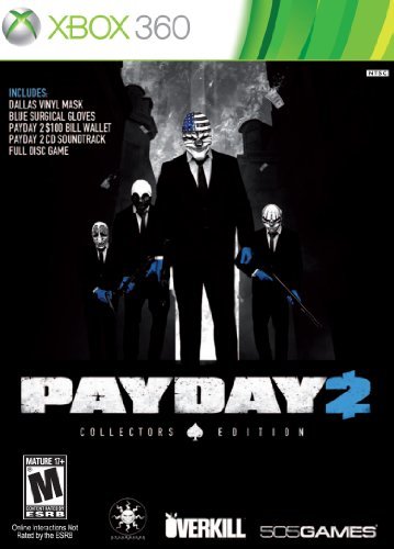 Productos 505 Games Payday 2: Collector's Edition, Xbox 360 Coleccionistas Xbox 360 Inglés