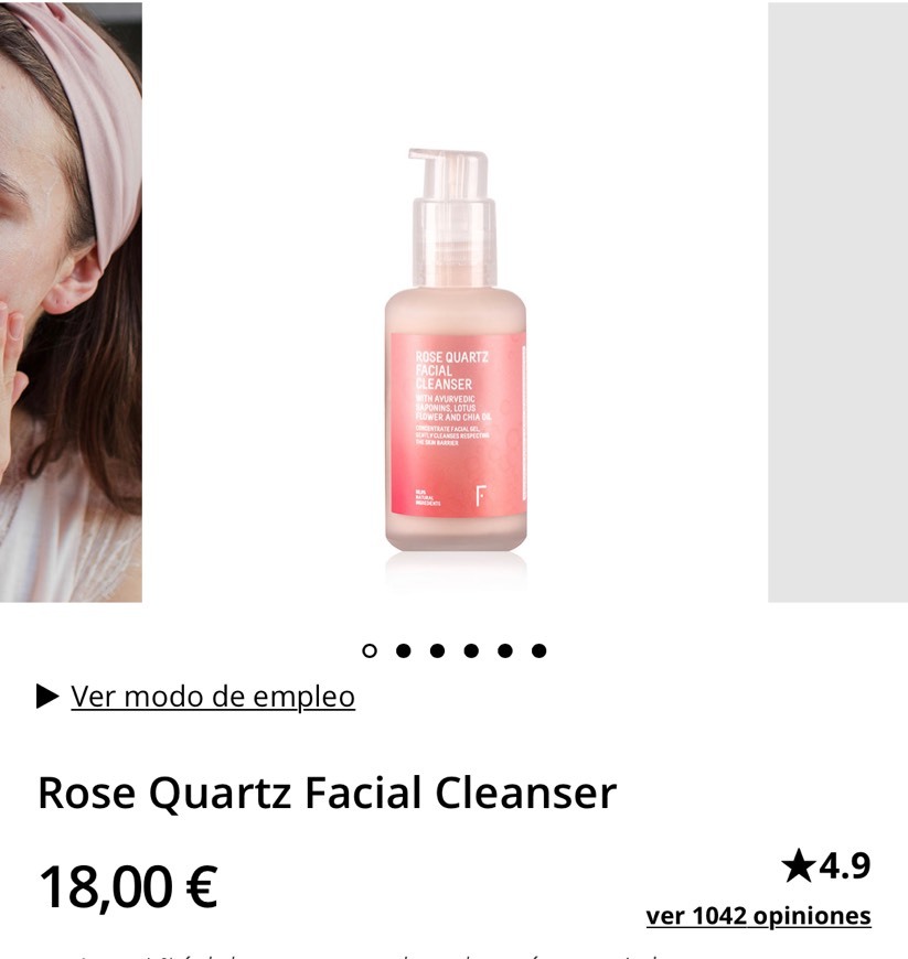 Fashion Rose Quartz Facial Cleanser