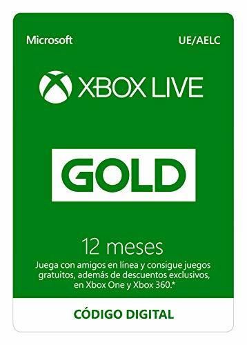 Suscripción Xbox Live Gold - 12 Meses