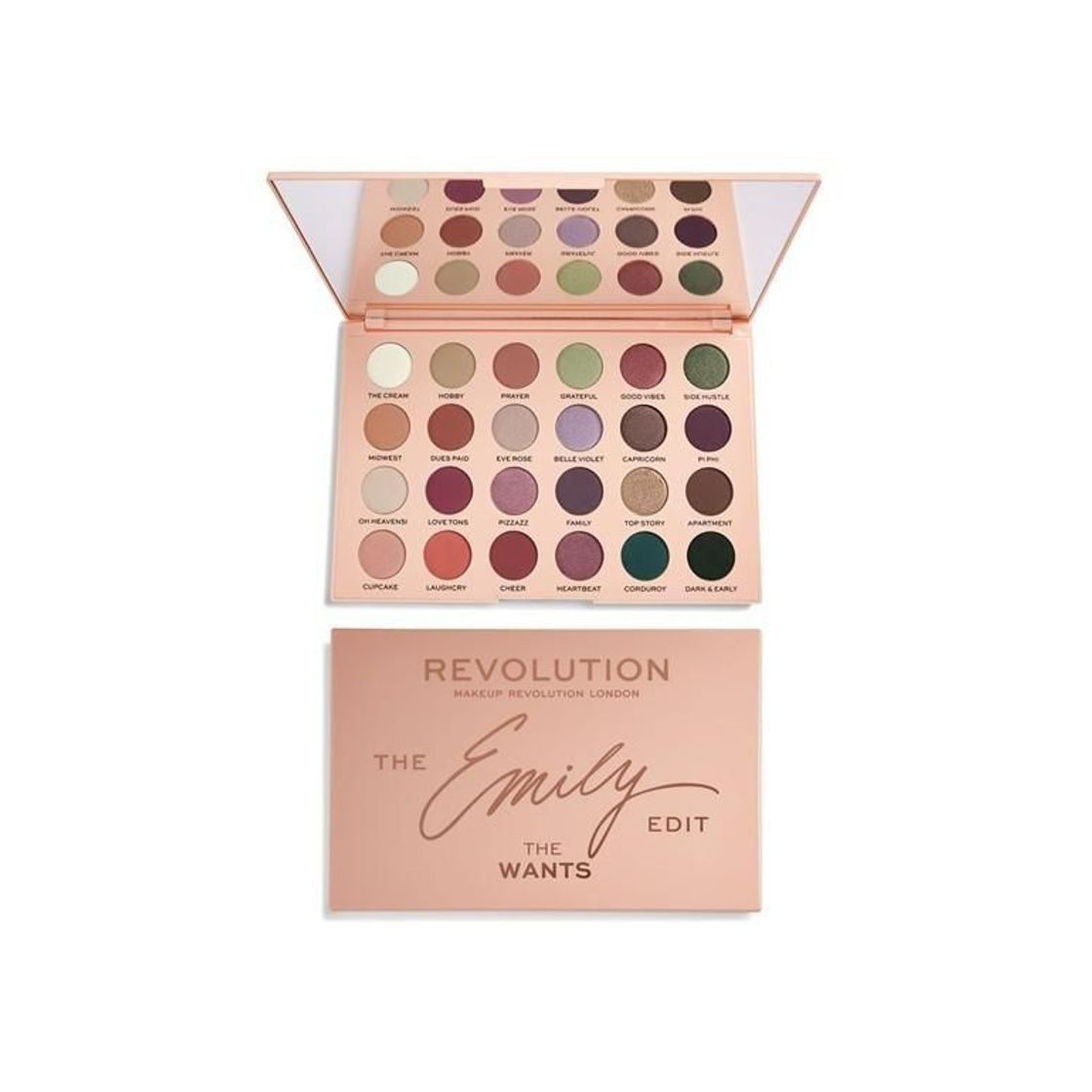 Producto Paleta de sombras the Emily Edit the wants makeup revolution