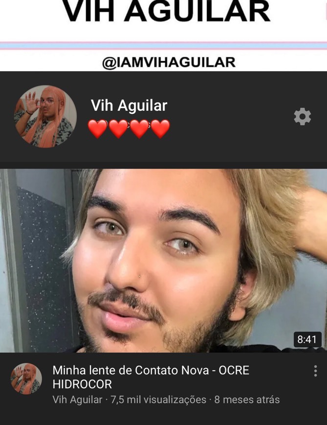 Moda Meu canal do YouTube 