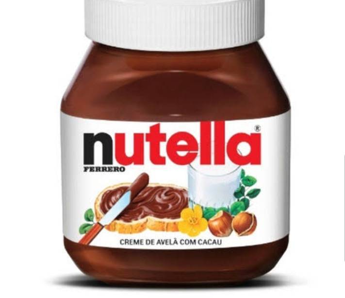 Moda Nutella avelã de chocolate 