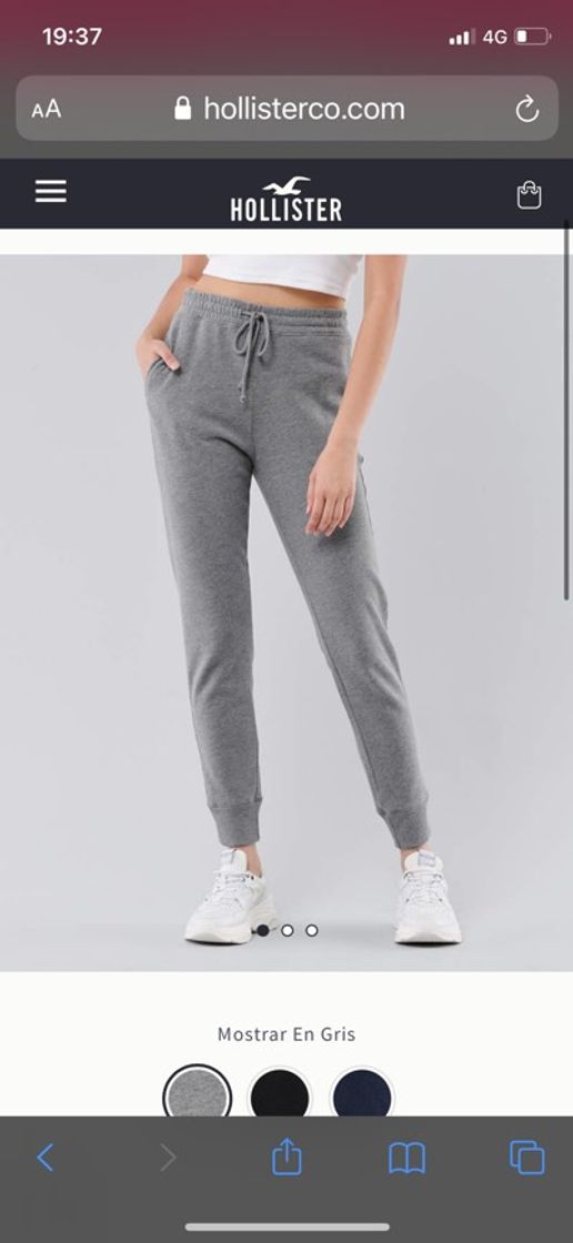 Chicas joggers de polar de tiro alto