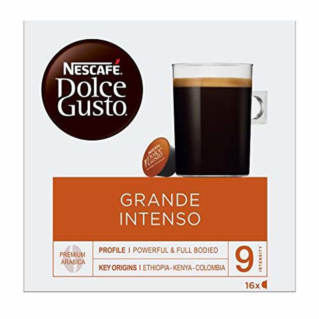 Product NESCAFÉ Dolce Gusto Cápsulas de Café Grande Intenso, Pack de 3 x