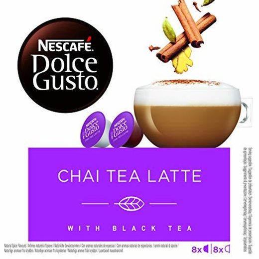 NESCAFÉ Dolce Gusto Chai Tea Latte, Pack de 3 x 16 Cápsulas