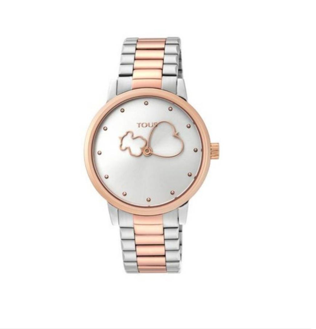 Social Relógio Tous Bear Time Bicolor Rose Gold


