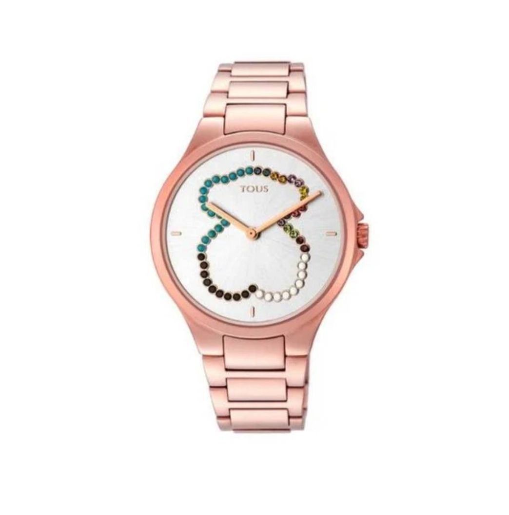Social Relógio Tous Motion Straight Urso Rose Gold

