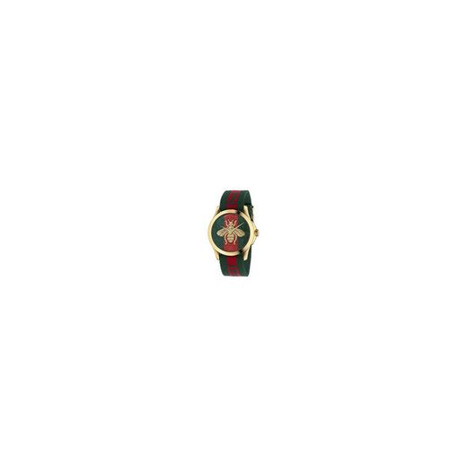 Gucci Reloj Análogo clásico para Unisex de Cuarzo con Correa en Nailon