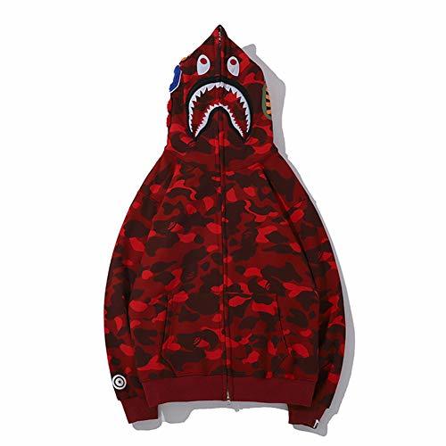 Fashion Bape Shark Hoodie|Bape Shark Street Camouflage Sweater Sweater Hoodie Cardigan Boys Girls