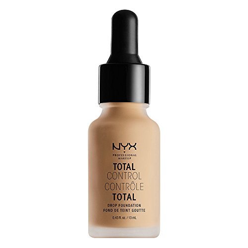 Belleza NYX Professional Makeup Base de maquillaje Total Control Drop Foundation, Dosificación precisa,