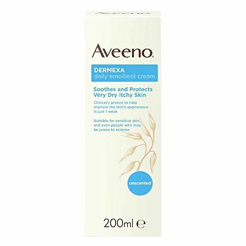 Product Aveeno Dermexa Crema Emoliente diaria – Comodidad inmediata para piel muy seca