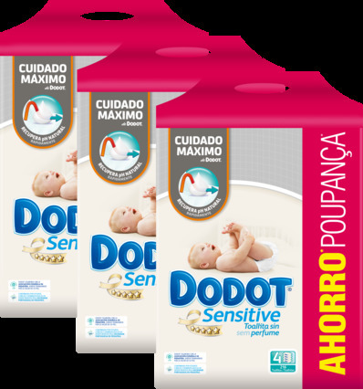 Producto Toalhitas Dodot Sensitive 