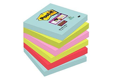 Post-It 70005291227 - Post-it Super Sticky - Pack de 6 blocs notas