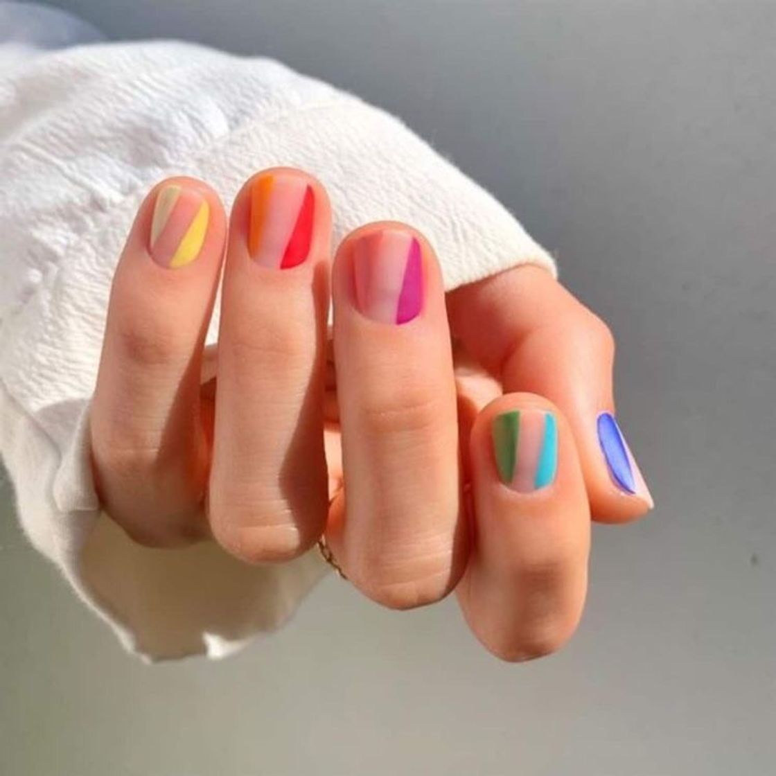 Moda Unhas coloridas