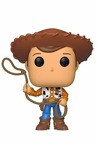 Funko- Pop Vinilo: Disney: Toy Story 4: Woody Figura Coleccionable, Multicolor, Talla