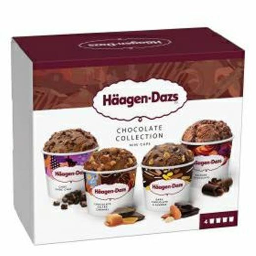 Mini helados de chocolates Collection Häagen Dazs pack 

