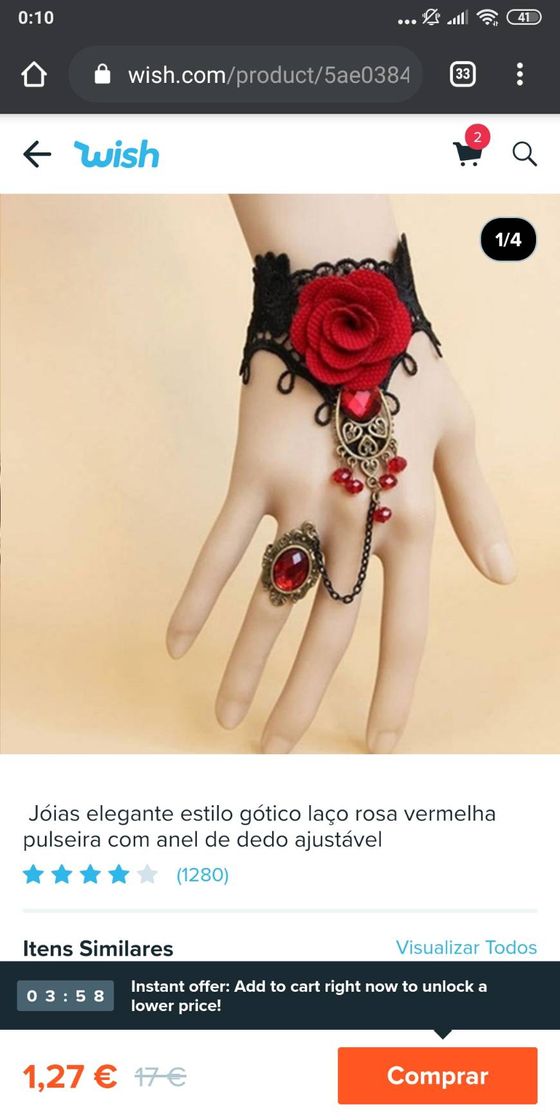 Moda Jóia elegante red stone