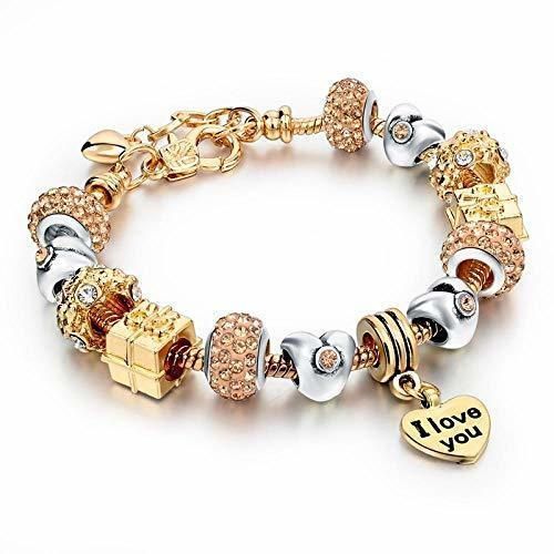 Belleza WUANNI Pulsera Estilo Pandora