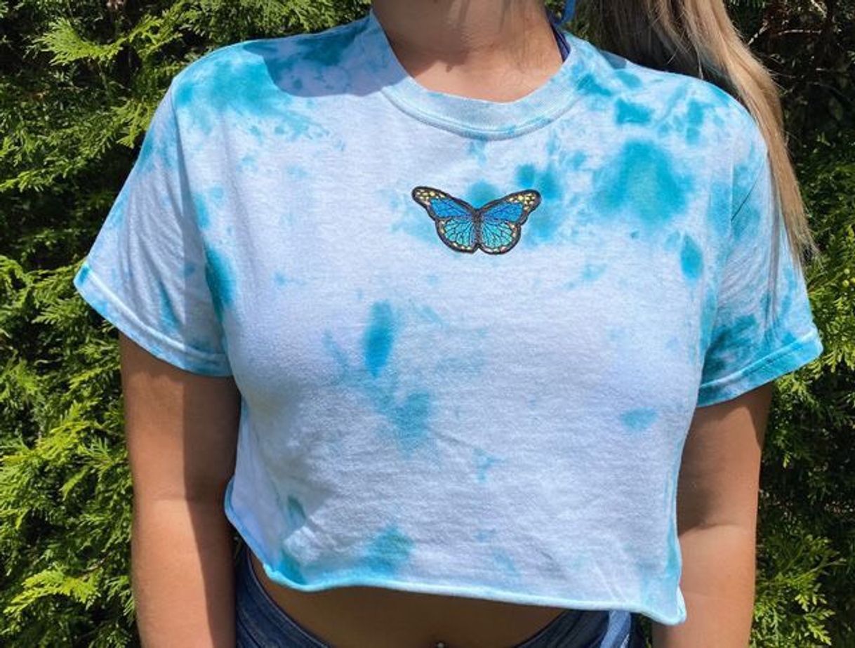 Social Cropped tie dye 