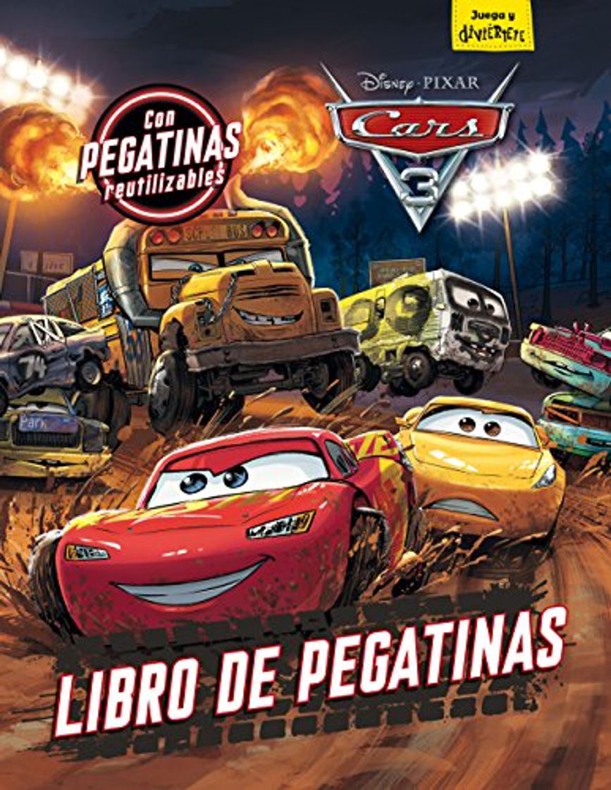 Book Cars 3. Libro de pegatinas: Con pegatinas reutilizables