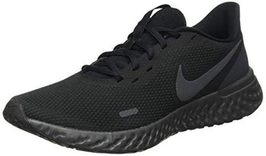 Nike Revolution 5, Zapatillas de Atletismo para Hombre, Negro/Antracita