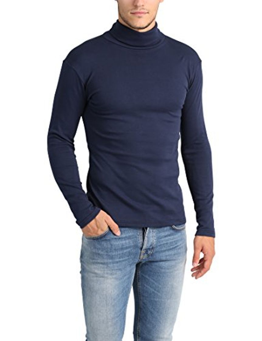 Producto Lower East Camiseta con cuello alto Slim Fit para hombre