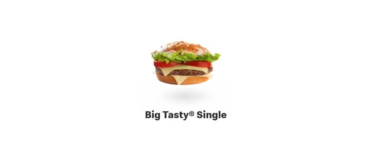 Producto Big Tasty Single