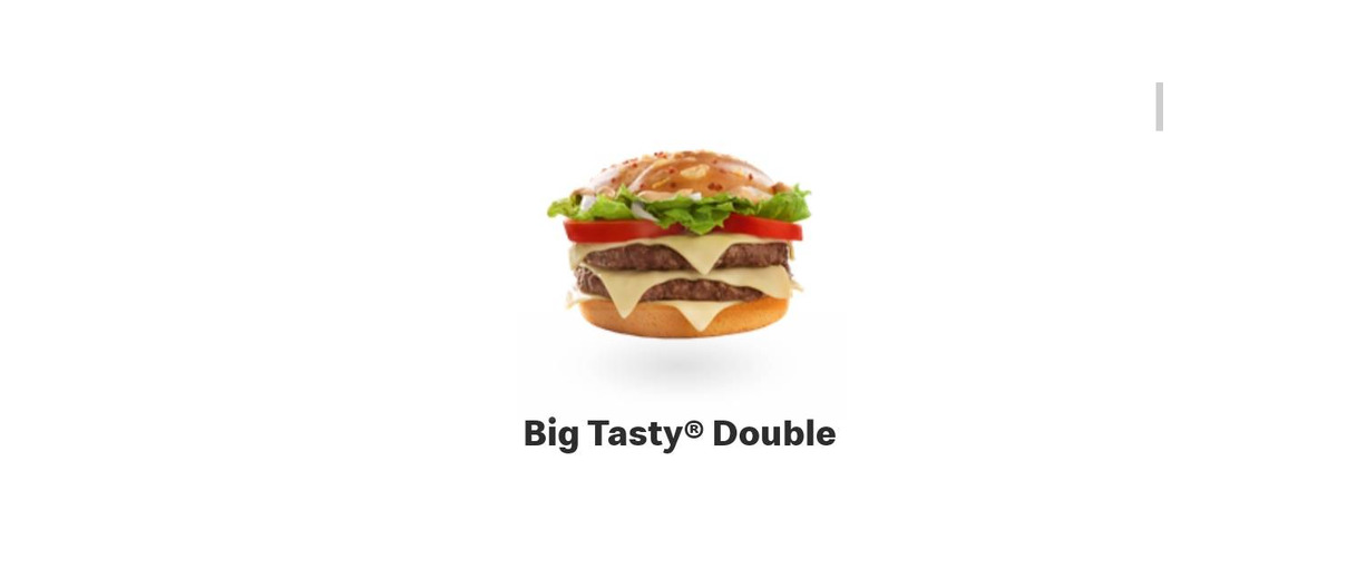 Producto Big Tasty Double